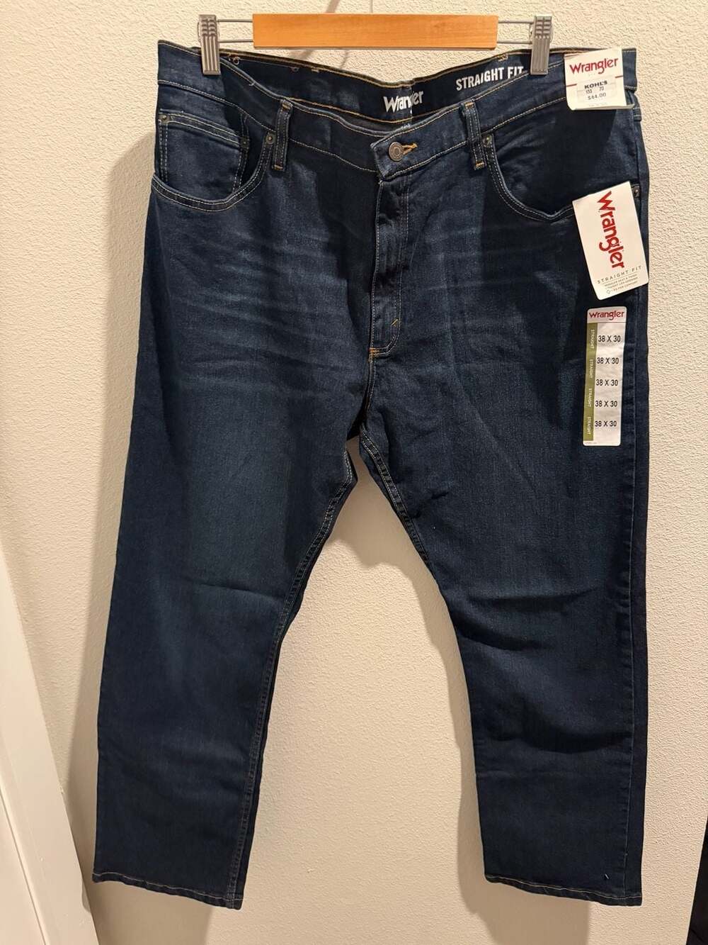 Wrangler Straight Fit Jeans‎ 38x30